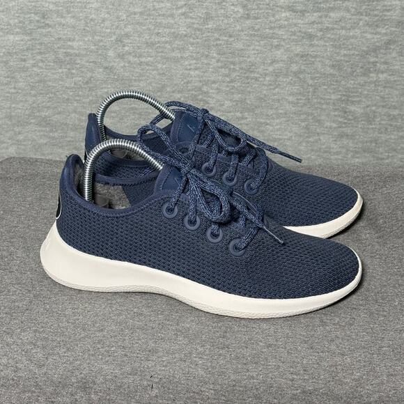 Allbirds Womens Tree Runner Blue Ridge (White Sole) Running Shoes Size 6 Comfort - Picture 3 of 7